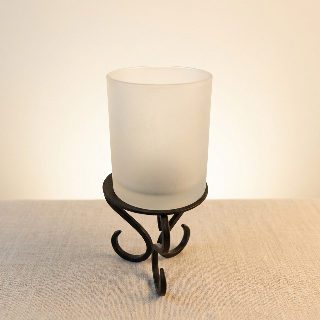 Frosted White Tumbler Jars