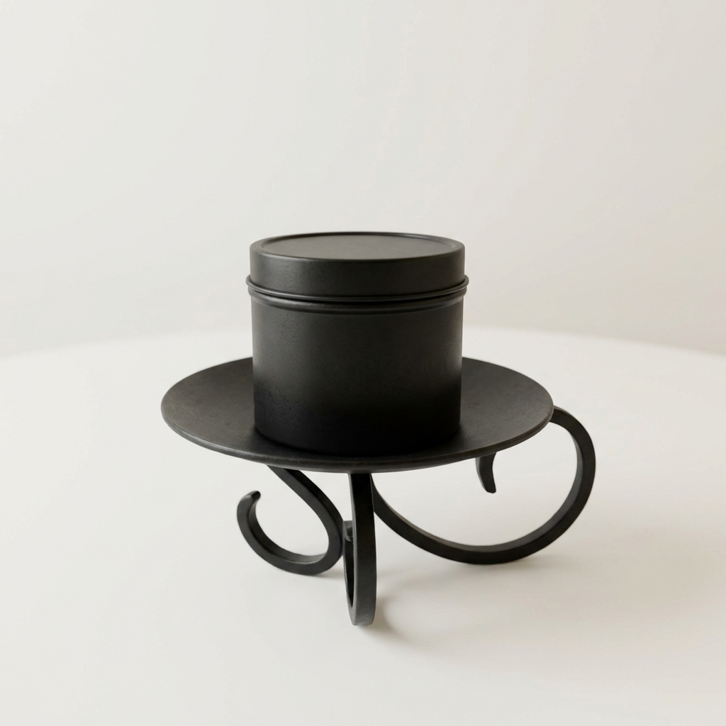 Black 2oz Candle Tins