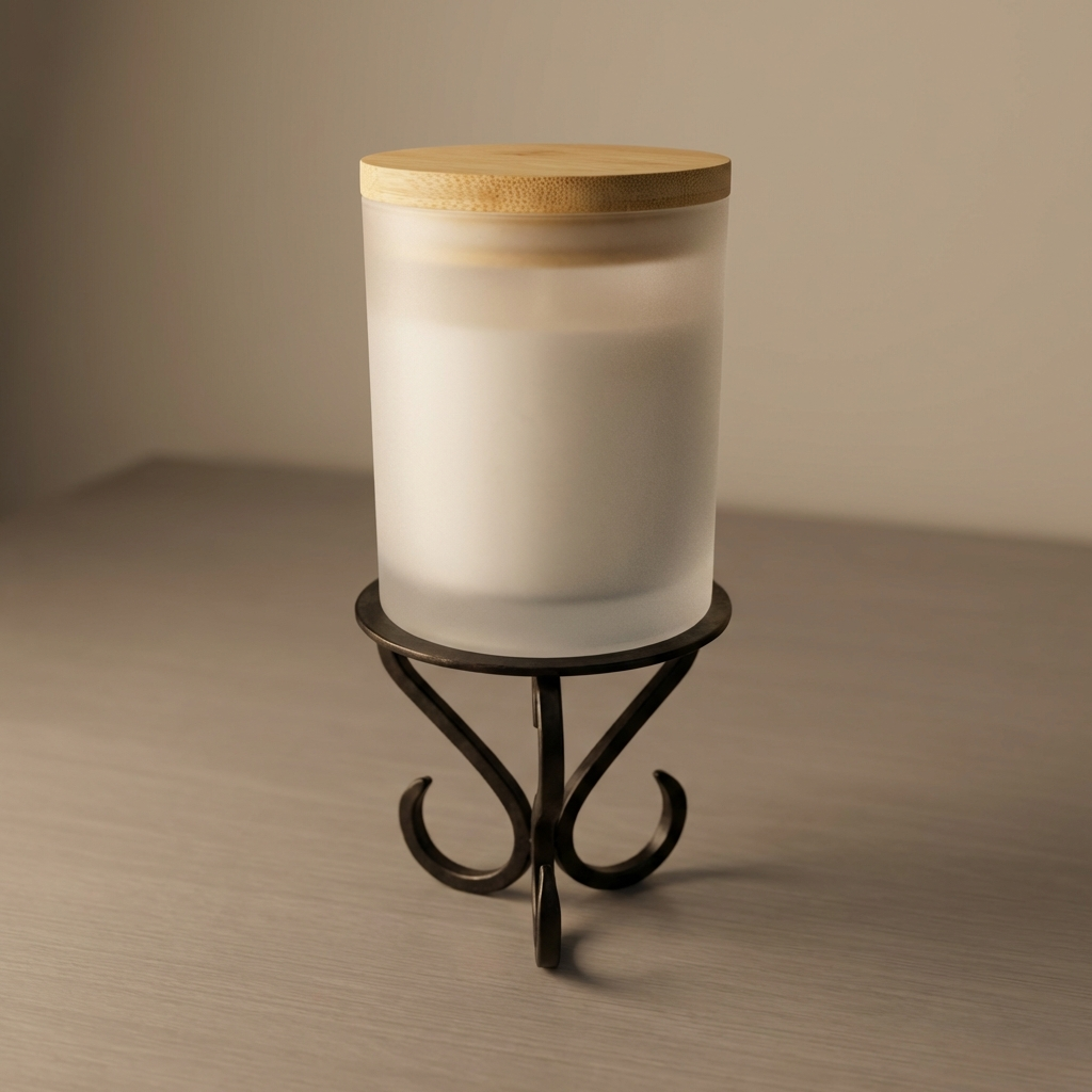 Frosted White Tumbler Jars