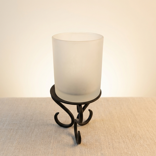 Frosted White Tumbler Jars